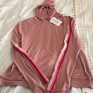 76 Racing Stripe hoodie with thumb holes